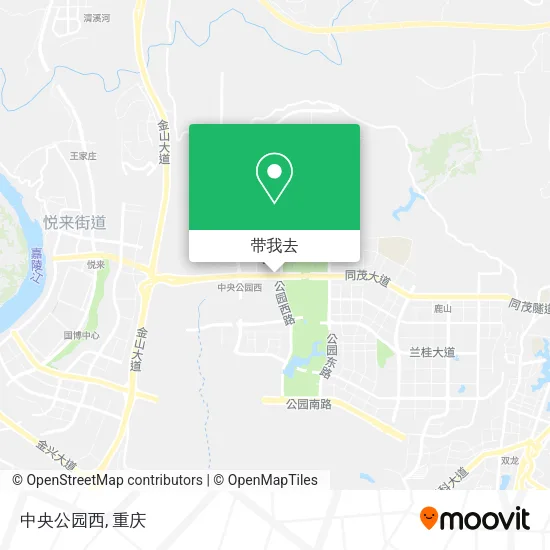 中央公园西地图