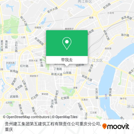 贵州建工集团第五建筑工程有限责任公司重庆分公司地图