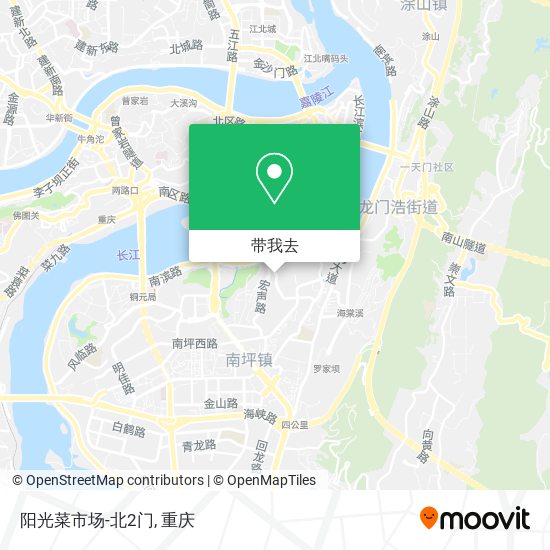 阳光菜市场-北2门地图