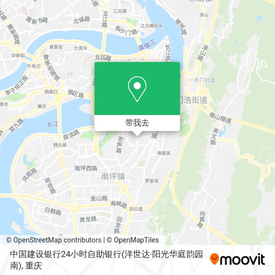 中国建设银行24小时自助银行(洋世达·阳光华庭韵园南)地图