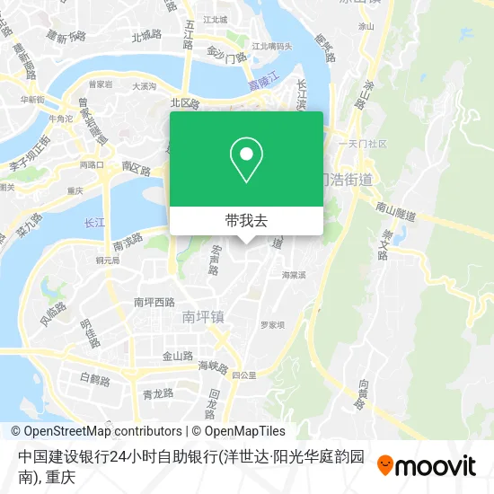 中国建设银行24小时自助银行(洋世达·阳光华庭韵园南)地图