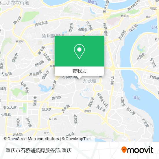 重庆市石桥铺殡葬服务部地图