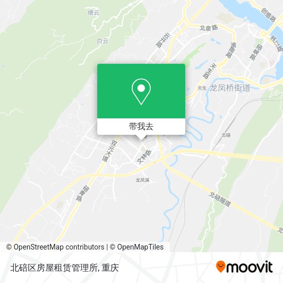 北碚区房屋租赁管理所地图
