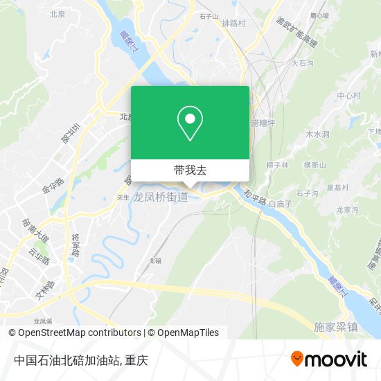 中国石油北碚加油站地图