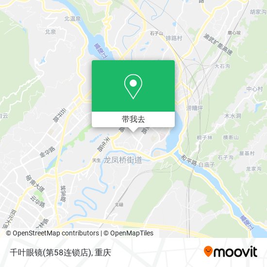 千叶眼镜(第58连锁店)地图