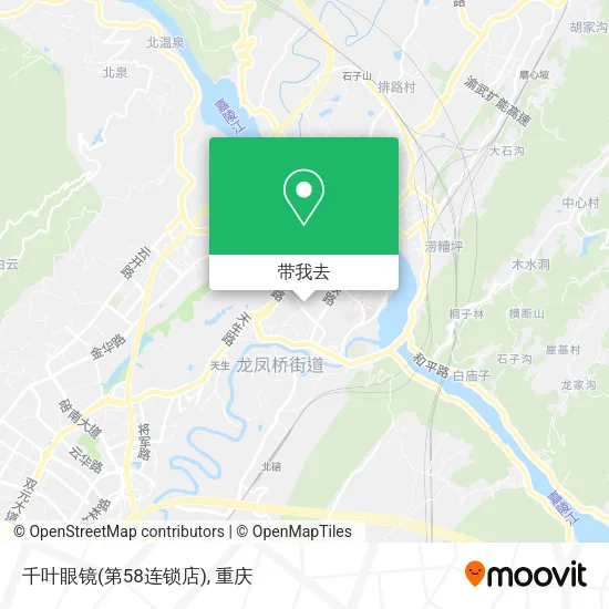 千叶眼镜(第58连锁店)地图