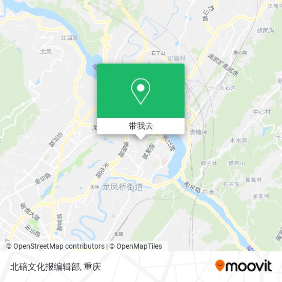 北碚文化报编辑部地图