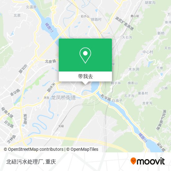 北碚污水处理厂地图
