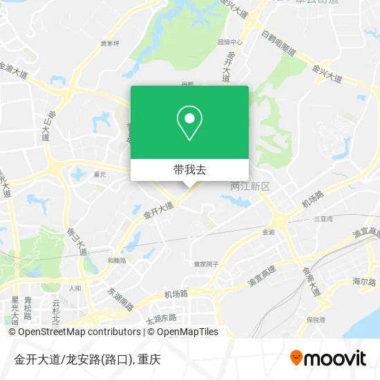 金开大道/龙安路(路口)地图