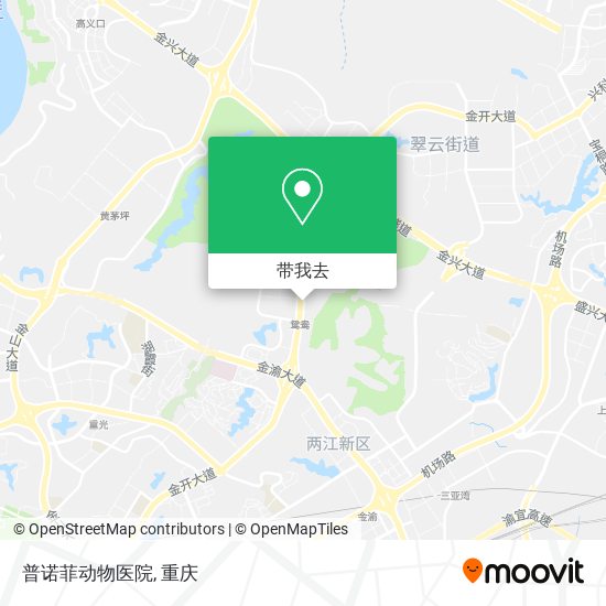 普诺菲动物医院地图