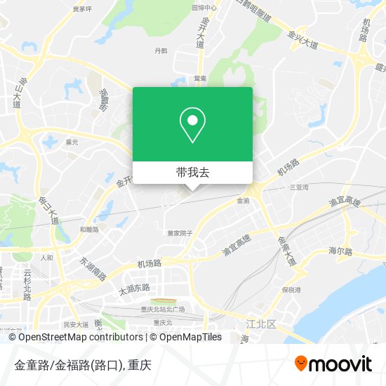 金童路/金福路(路口)地图