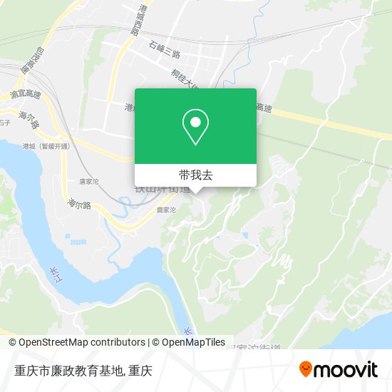 重庆市廉政教育基地地图