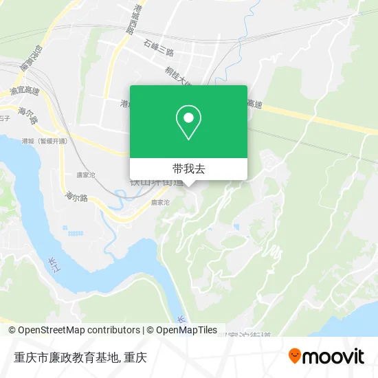 重庆市廉政教育基地地图