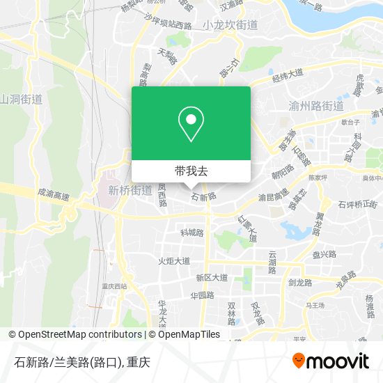 石新路/兰美路(路口)地图