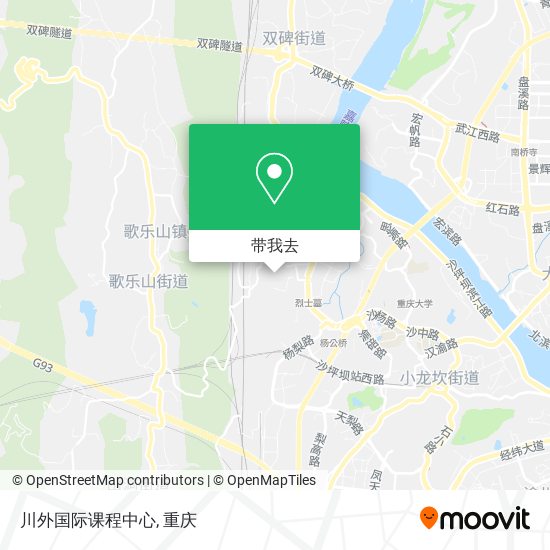 川外国际课程中心地图