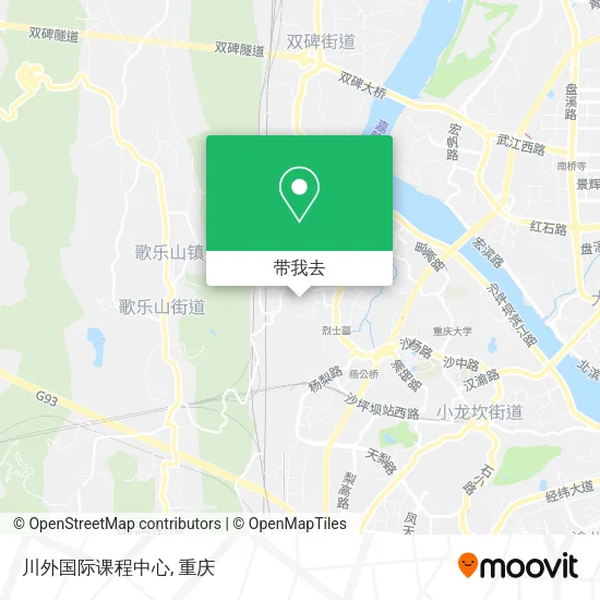 川外国际课程中心地图