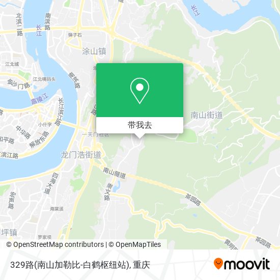329路(南山加勒比-白鹤枢纽站)地图