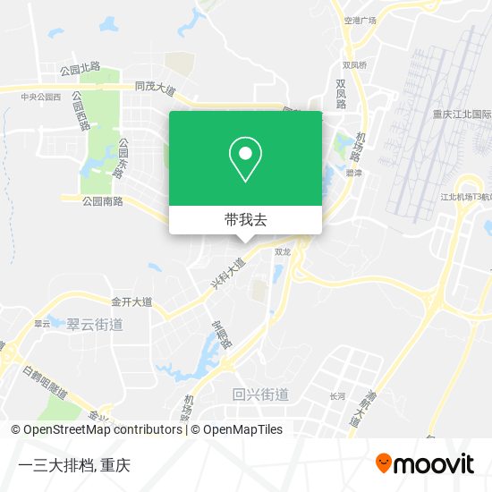 一三大排档地图