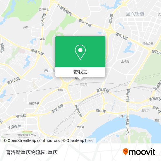 普洛斯重庆物流园地图