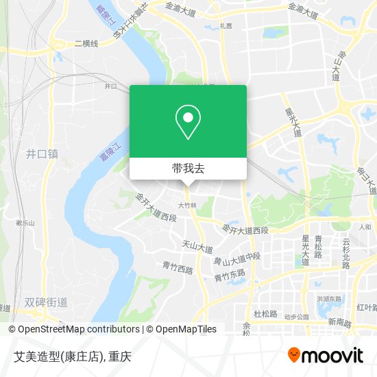 艾美造型(康庄店)地图