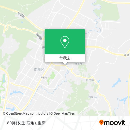 180路(长生-鹿角)地图