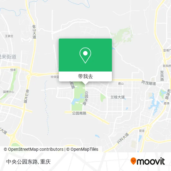 中央公园东路地图