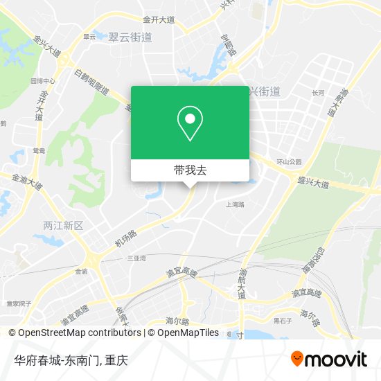 华府春城-东南门地图