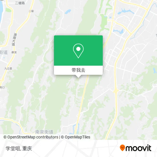学堂咀地图