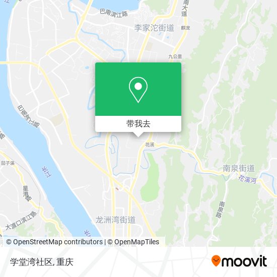 学堂湾社区地图