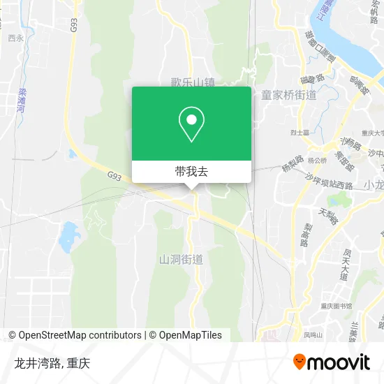 龙井湾路地图
