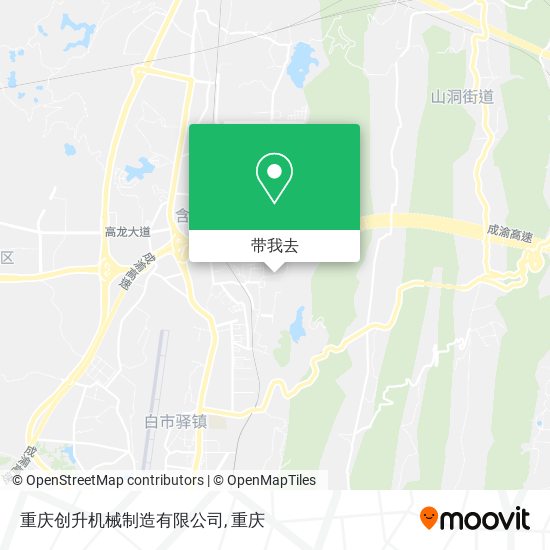 重庆创升机械制造有限公司地图