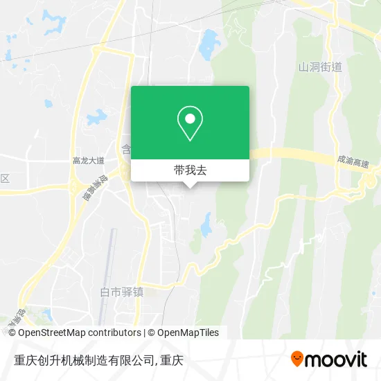 重庆创升机械制造有限公司地图