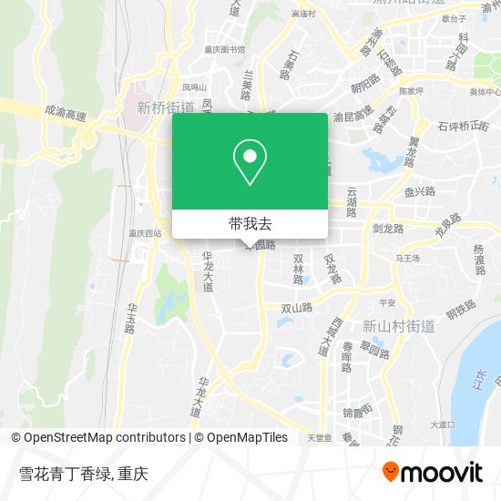 雪花青丁香绿地图