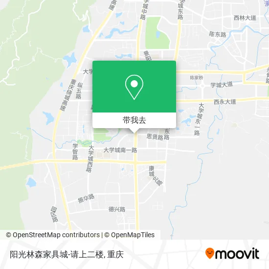阳光林森家具城-请上二楼地图
