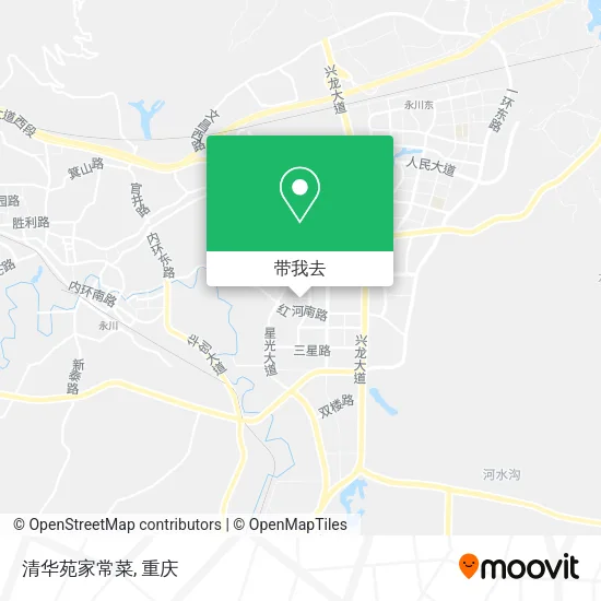 清华苑家常菜地图