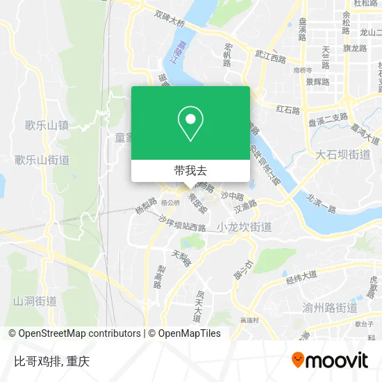 比哥鸡排地图