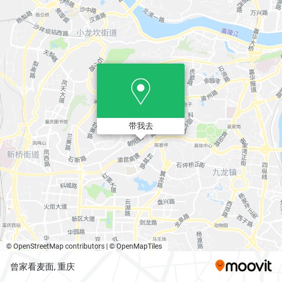曾家看麦面地图