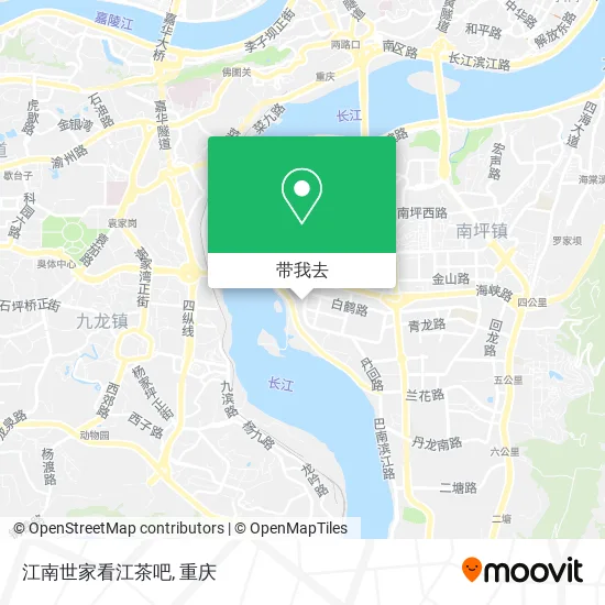 江南世家看江茶吧地图