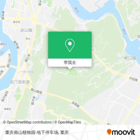 重庆南山植物园-地下停车场地图