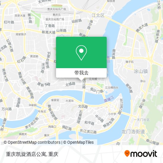 重庆凯旋酒店公寓地图
