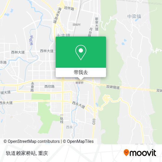 轨道赖家桥站地图