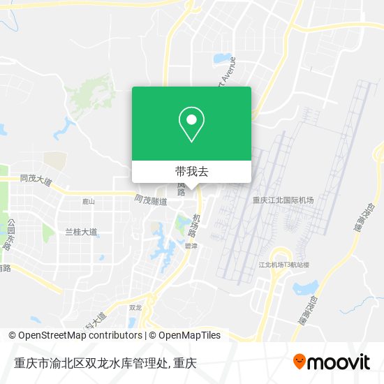 重庆市渝北区双龙水库管理处地图