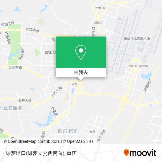 绿梦出口(绿梦立交西南向)地图