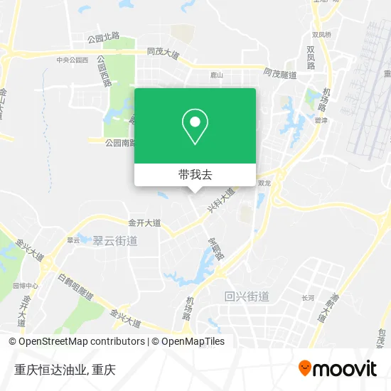 重庆恒达油业地图