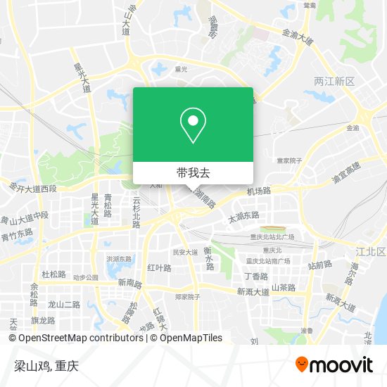 梁山鸡地图
