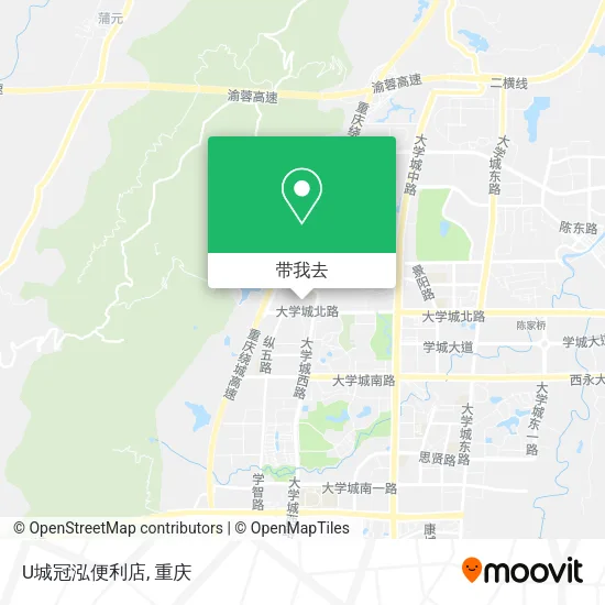U城冠泓便利店地图
