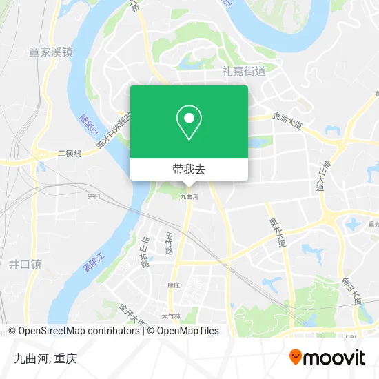 九曲河地图
