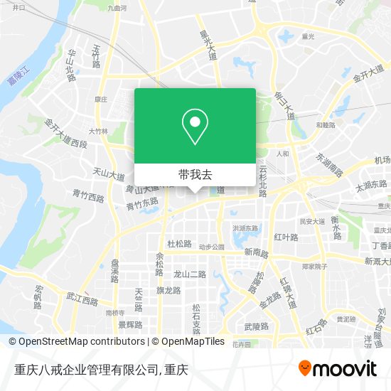 重庆八戒企业管理有限公司地图