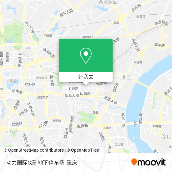 动力国际C座-地下停车场地图