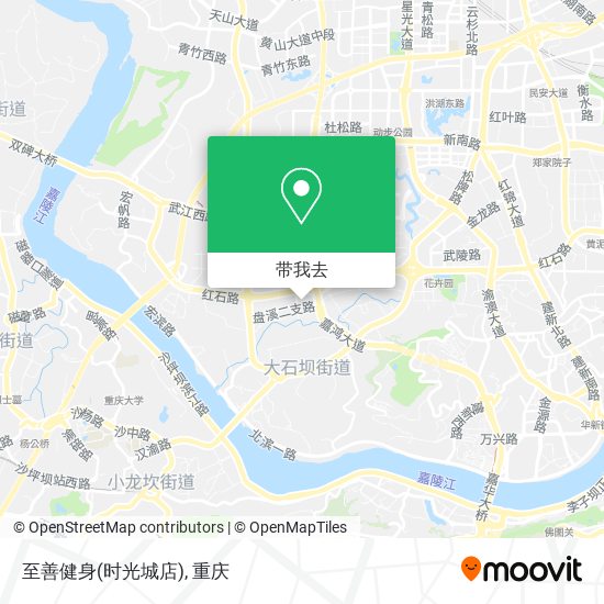 至善健身(时光城店)地图